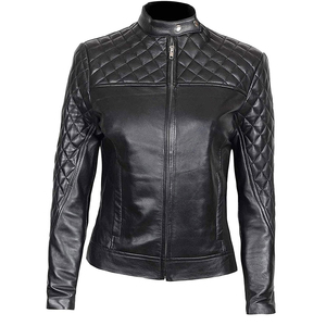Chaqueta de Cuero de Invierno para Mujer de Primera Clase con Diseño Personalizado y Logotipo Personalizado, Impermeable y Reversible, Material de Cuero Genuino - Product Image 1