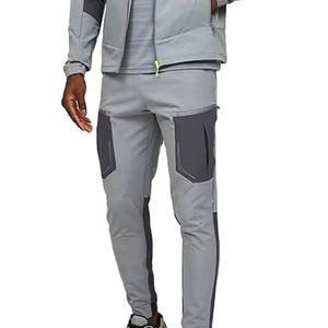 Top haute qualité 2025 nouveau élégant hommes chaud coupe-vent veste avec fermeture éclair mince hiver coupe-vent ensemble - Product Image 3