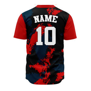 Maillots de baseball entièrement brodés, design personnalisé, maillots de baseball brodés, 100% bonne qualité - Product Image 2