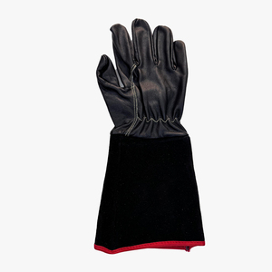 Vente en gros de gants de soudage TIG argon en cuir de vachette résistant à la chaleur, protection anti-coupure pour le travail manuel, bon marché - Product Image 3