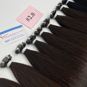 Top Produit Vierge Vietnamien Extension de Cheveux Humains Trame Couleur Foncé Naturel Droit Prêt à Expédier - Product Image 1