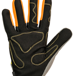 Guantes mecánicos de alto rendimiento Guantes de trabajo industrial resistentes al calor de cuero sintético resistentes a los impactos - Product Image 4