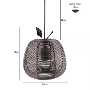 Azora Industries Lampes industrielles certifiées de qualité supérieure Pendentif en fer avec lustres finis or et argent pour la décoration intérieure - Product Image 4