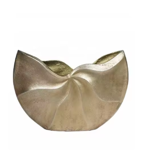 Décor à la maison Vases à fleurs Pots métal aluminium martelé Vases durables de haute qualité décor de table moderne haut arrivée Vases indiens - Product Image 6