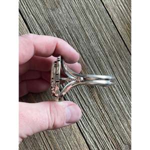 Bracelet manchette tendance en argent sterling et motif cheval sauvage Eddie Secatero - Product Image 5