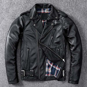 Top 2025 vente veste en cuir pour hommes vêtements d'hiver dernière mode meilleure qualité veste en cuir pour hommes - Product Image 1