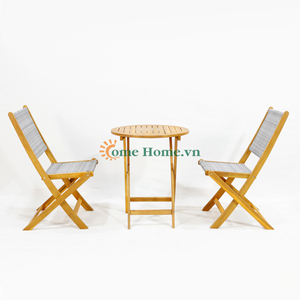 CH Factory-Meubles de jardin de patio avec chaises réglables et coussins imperméables pour sièges détendus - Product Image 1