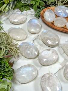 Piedra lunar llamativa de grado superior, piedra de Palma, forma de mezcla de piedras preciosas sueltas, piedra lunar Natural de alta calidad a precios de fábrica al por mayor a granel - Product Image 3