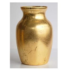 Florero de Metal de aluminio para decoración del hogar de diseño Premium moderno en mesa de oro martillado o decoración de pared para sala de estar y pasillo - Product Image 6