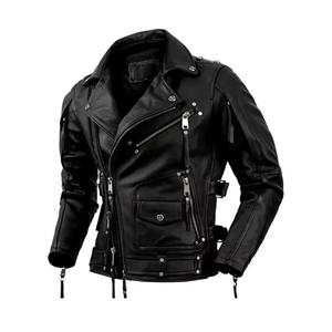 Chaqueta impermeable a prueba de viento de cuero genuino Premium para hombre al mejor precio Teñido liso para invierno en todos los tamaños Venta en línea disponible - Product Image 1