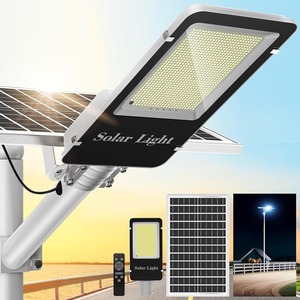Lampadaire solaire LED haut de gamme pour extérieur, jardin, route, allée, parc, éclairage économe en énergie, allumage automatique du crépuscule à l'aube, installation facile - Product Image 4