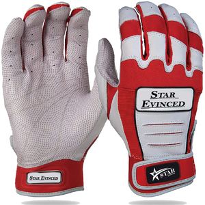 Guantes de Bateo de Béisbol de Cuero para Hombre, Nuevos 2026, con Logotipo Personalizado, Antideslizantes, Duraderos, Transpirables, con Cierre de Velcro y Soporte para la Muñeca - Product Image 2