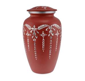 Urne et cercueil commémoratifs personnalisables écologiques en métal pour les cendres adultes Souvenir de crémation Utilisation décorative funéraire - Product Image 1