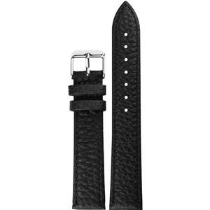 Bracelet de montre intelligent unisexe en cuir noir de luxe 208 avec boucle en acier inoxydable, souple et réglable, pièce de rechange pour montre - Product Image 1