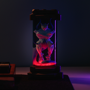 Lámpara de resina personalizada, lámpara de resina de Velociraptor, luz nocturna personalizada, lámpara alienígena de epoxi, lámpara art déco, regalo personalizado, regalo hecho a mano - Product Image 5