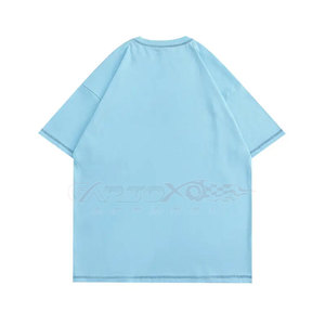 T-shirt décontracté à imprimé bouffant pour femmes avec un style surdimensionné et un graphique urbain moderne T-shirt surdimensionné à imprimé bouffant pour femmes - Product Image 5