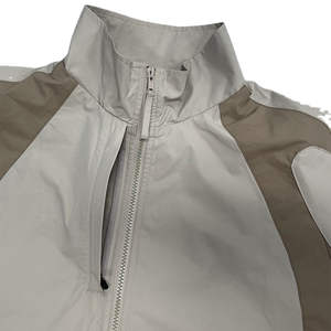 แจ็กเก็ตกีฬาแขนยาวมีซิปรูดซิปสำหรับผู้ชายเสื้อฮู้ดไนลอนกันลมมีฮู้ดชุดออกกำลังกายขนาดพิเศษพิมพ์ลาย - Product Image 5