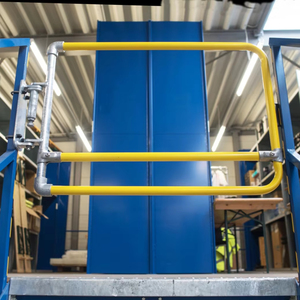 LIPHOCO Garantie de Qualité OEM Porte de Sécurité Universelle Auto-fermante en Aluminium (U-Gate) Design Industriel pour Entrepôt Extérieur - Product Image 2