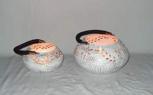 Hot Indian Style Iron Perforated Combination Home <b>Decorative</b> Geometric <b>Lantern</b> Antique Design and Colour Home <b>Decorative</b> <b>Lantern</b> - Product Image 5