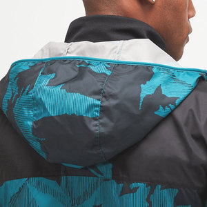 Chaqueta cortavientos con cremallera completa de invierno para exteriores/chaqueta cortavientos con cremallera negra Lisa chaquetas para hombre - Product Image 6