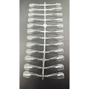 Kaitei Tips Faux ongles en gel souple forme stiletto, couvrance totale, à presser, pour manucure, vente en gros, OEM - Product Image 4