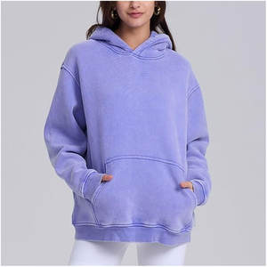 Sweat à capuche femme Qualité personnalisée Nouvel hiver Lavage à l'acide Pull à capuche quantité minimale de commande bas Sweat à capuche imprimé homme - Product Image 6