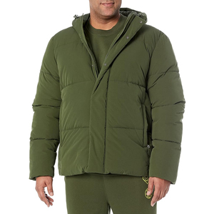 Customized Logo Printing Men's Puffer <b>Jacket</b> Professional High Quality Hooded Full Sleeves and Front <b>Pockets</b> for Winter - Product Image 5