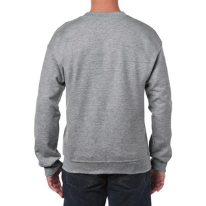 Heavyweight Men's Long Sleeve Sweatshirts 100% Cotton Fleece with Custom Embroidered <b>Log</b> Women Universal Plus Size Loose - Product Image 3
