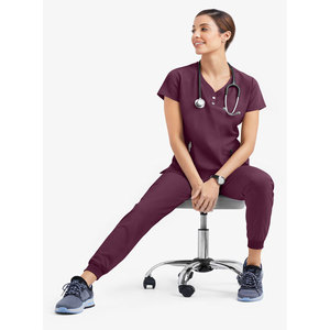 Combinaisons de travail pour femmes, hauts et pantalons à manches courtes, plusieurs tailles, pour hôpital, médecin, chirurgie, laboratoire - Product Image 1