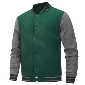 Veste universitaire d'hiver personnalisée OEM pour hommes, nouvelle mode, style de rue avec col montant, fabriquée au Pakistan - Product Image 2