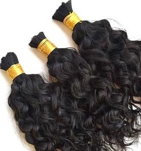 Extensions de cheveux ondulés simples Remy de haute qualité trame cheveux bruts bouclés Premium Wave Curl Style cheveux humains de haute origine - Product Image 2