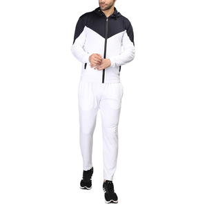 Survêtement en nylon pour hommes, vestes zippées, survêtement d'extérieur, quantité minimale de commande bas, coupe-vent en polyester, ensemble deux pièces avec logo personnalisé pour hommes - Product Image 2