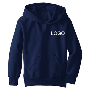 Sweats à capuche unisexes avec logo personnalisé, en polaire unie, couleur unie, poche avant, design chaud - Product Image 4