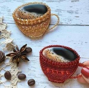 Ornement de Noël en cristal brodé et perlé à la main, papillon, zari, rose, décor de vacances illuminé, ornement suspendu - Product Image 5