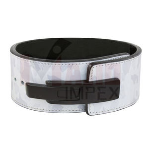 Cinturón de palanca de levantamiento de pesas de cuero para gimnasio, ajustable, personalizado, tamaños y colores - Product Image 3