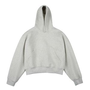 Sweat à capuche personnalisé en molleton 100 % coton biologique 400 GSM, coupe classique, respirant, écologique, pour l'hiver - Product Image 3