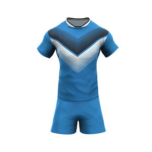 Maillots de rugby pour hommes de qualité supérieure, vêtements de sport personnalisés avec logo en relief, respirants, kits de rugby OEM, uniformes - Product Image 1