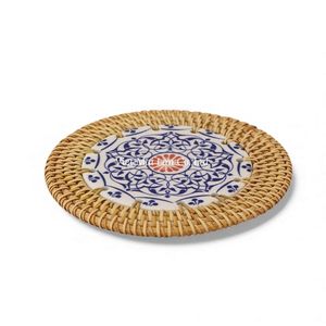 Sustainable Handmade Natural Rattan Coaster Made From Eco Friendly Material For Cup And Mug Use - Product Image 1
