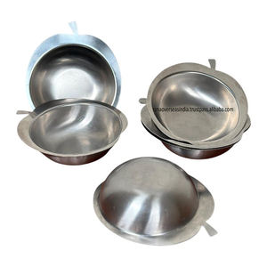 ชุดชามสแตนเลสรูปแอปเปิ้ลชุด6ชิ้นสำหรับขนมผลไม้หรือใช้ตกแต่งมีหลายขนาดและดีไซน์ - Product Image 1