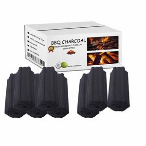 Briqueta de comprador de carbón sin humo de forma hexagonal de Material de cáscara de coco de alta calidad para eventos de barbacoa restaurante coreano al aire libre - Product Image 4