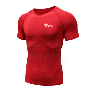 Rashguard pour homme en spandex/polyester respirant uni - Séchage rapide, écologique, OEM, étiquette privée, vente en gros - Product Image 1