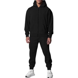 Mens Track <b>Suits</b> Fleece Lined Sweatsuit 2 Piece Sets Casual Full Zip Hoodies Jackets and Jogging <b>Pants</b> with Pockets Fall - Product Image 6