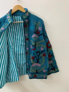 Suzani แจ็คเก็ตปักลายดอกไม้ TNT suzani แจ็คเก็ตปักลายดอกไม้ - Product Image 2
