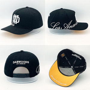 หมวกเบสบอลผ้าคอตตอนแบบสปอร์ต ปรับขนาดได้ สำหรับผู้ใหญ่ 男女兼用  ปักโลโก้แบบกำหนดเอง 5 ช่อง สไตล์ฮิปฮอป - Product Image 2