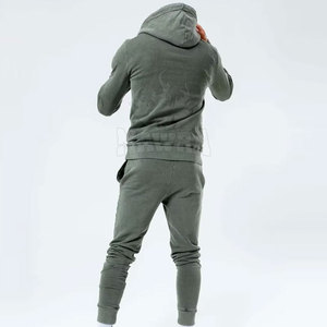 Conjunto Deportivo de Moda para Hombre, Corte Regular, Estilo Urbano, Lavado Ácido, 100% Algodón, Transpirable y Ligero para Entrenamiento - Product Image 2