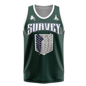 Camiseta de Baloncesto Bandai The Wings Of Freedom, Anime Attack On Titan, Chaleco para Adultos y Niños, Secado Rápido, Cómodo, Informal, para Gimnasio y Entrenamiento - Product Image 1