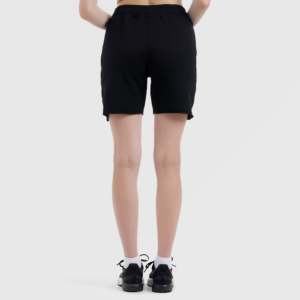 MoveEase Casual Fitness <b>Shorts</b> Breathable Elastic Waist Skinnny Pants with Logo Pattern Decoration Black Fabric Washed <b>Technics</b> - Product Image 2