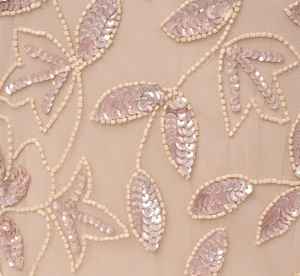 Perlé Floral Trompette Sirène Col En V Sans Manches Intégré Soutien-Gorge De Mariage Princesse Sexy Robe De Soirée De Bal Couleur Personnalisée - Product Image 1