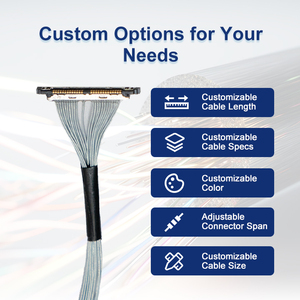 <span class=keywords><strong>สาย</strong></span>เคเบิลสำหรับภาพทางการแพทย์ I-PEX <span class=keywords><strong>สาย</strong></span>รัดแบบกำหนดเองที่ใช้งานร่วมกันได้ <span class=keywords><strong>สาย</strong></span>ไฟ 46AWG <span class=keywords><strong>สาย</strong></span>เคเบิลกล้องโดรน <span class=keywords><strong>สาย</strong></span>โคแอกเชียล ผู้ผลิต - Product Image 4