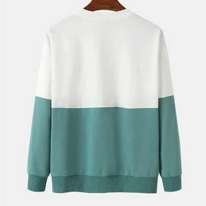 Plus Size Men's Solid Color Winter Sweatshirts Fashion Wear 100% Cotton Pullover High Quality Breathable Eco-Friendly <b>Crewneck</b> - Product Image 2